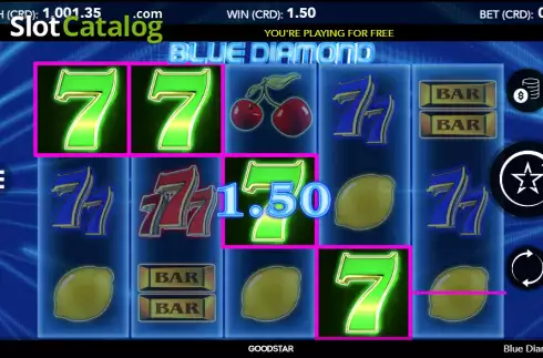 Скрин3. Blue Diamond (World Match) слот