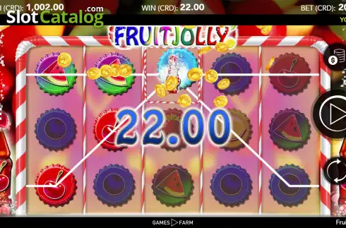 Скрин3. FruitJolly слот