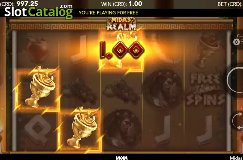 Скрин3. Midas' Realm слот