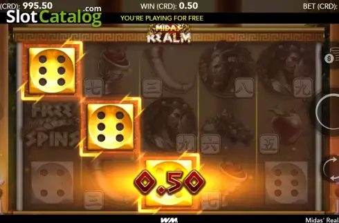 Скрин3. Midas' Realm Dice слот