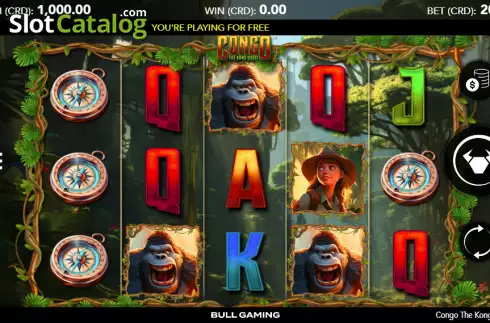 Скрин2. Congo The Kong Quest слот