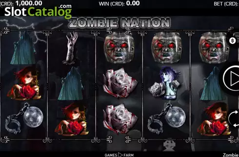 Скрин2. Zombie Nation слот