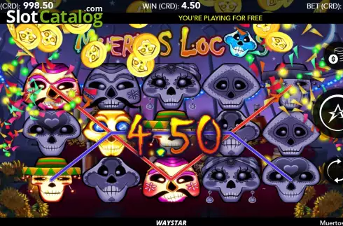 Скрин3. Muertos Locos слот