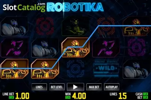 Скрин2. Robotika HD слот