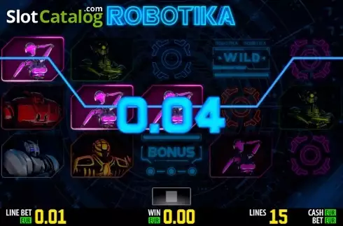 Скрин3. Robotika HD слот