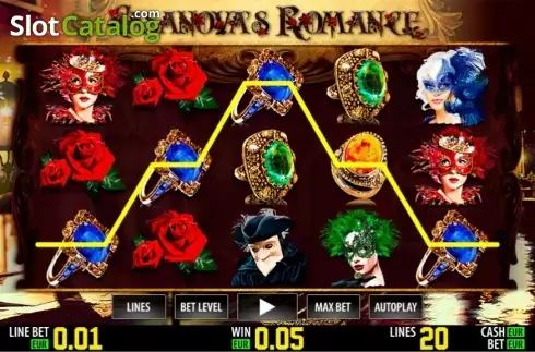 Скрин7. Casanova's Romance HD слот