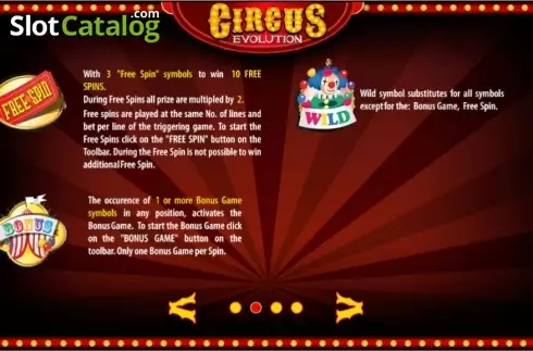Скрин3. Circus Evolution HD слот