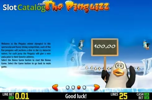 Скрин4. The Pinguizz HD слот