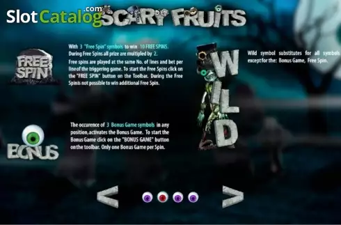 Скрин3. Scary Fruits HD слот