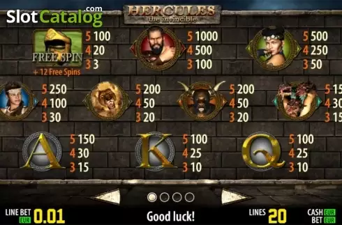 Скрин2. Hercules HD слот