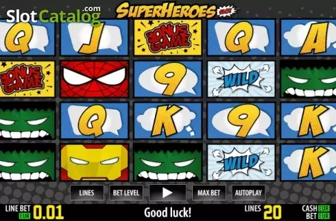 SuperHeroes HD слот