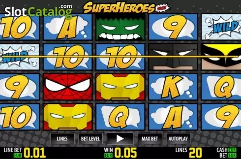 Скрин6. SuperHeroes HD слот
