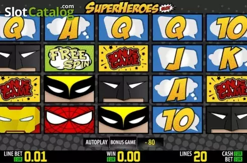 Скрин7. SuperHeroes HD слот