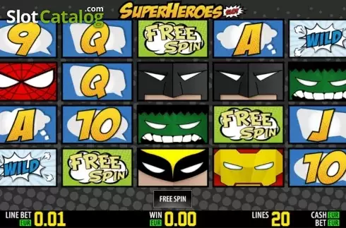 Скрин9. SuperHeroes HD слот