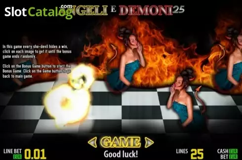 Скрин4. Angeli e Demoni25 HD слот
