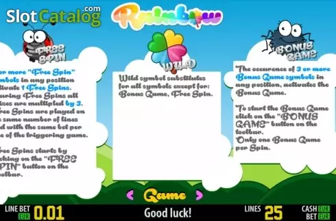 Скрин3. Rainbow HD слот