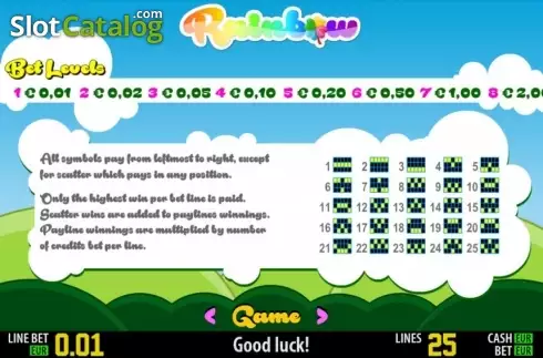 Скрин5. Rainbow HD слот