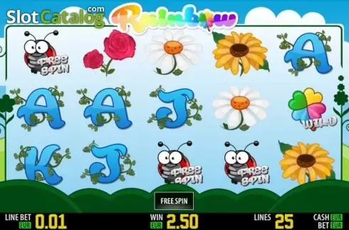 Скрин9. Rainbow HD слот