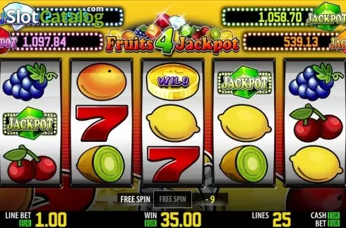 Скрин8. Fruits 4 Jackpot HD слот