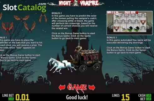 Скрин4. Night Vampire HD слот