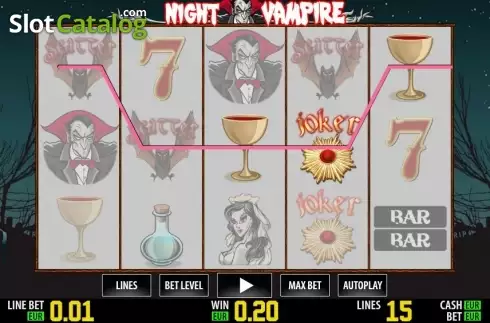 Скрин7. Night Vampire HD слот