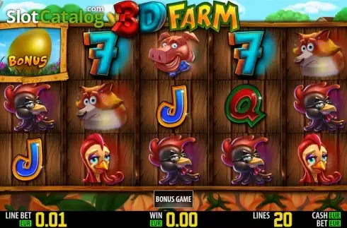 Скрин7. 3D Farm HD слот