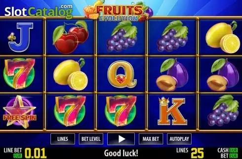 Скрин2. Fruits Evolution HD слот