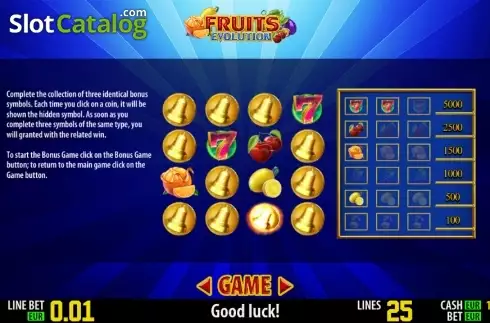 Скрин5. Fruits Evolution HD слот
