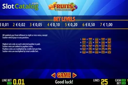 Скрин6. Fruits Evolution HD слот