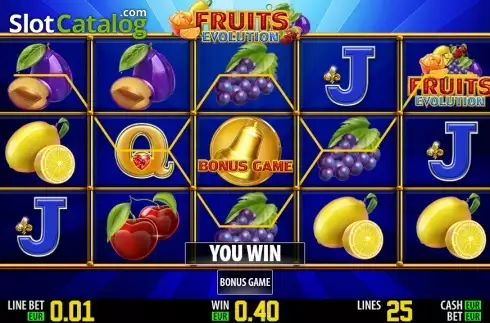 Скрин8. Fruits Evolution HD слот