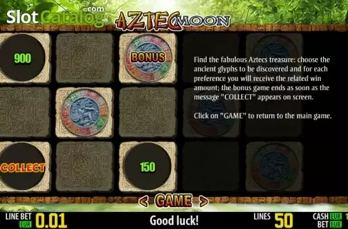 Скрин4. Aztec Moon HD слот