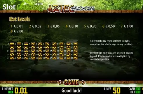 Скрин5. Aztec Moon HD слот