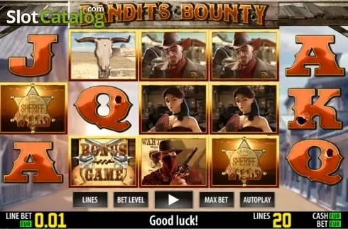 Скрин2. Bandit's Bounty HD слот