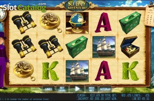 Скрин6. 80 Day Adventure HD слот
