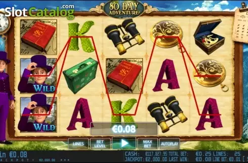 Скрин7. 80 Day Adventure HD слот