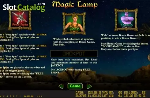 Скрин3. Magic Lamp HD слот