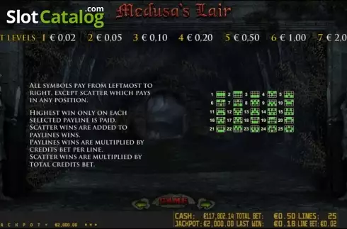Скрин5. Medusa's Lair HD слот