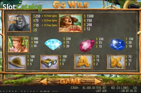 Скрин3. Go Wild HD слот