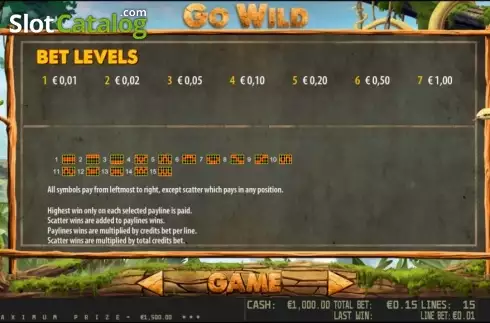 Скрин6. Go Wild HD слот