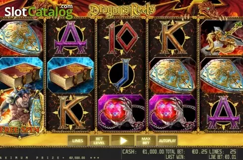 Скрин6. Dragon's Reels HD слот