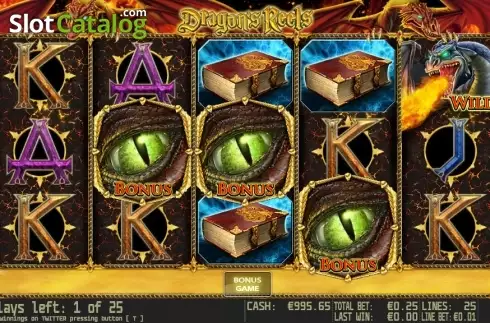 Скрин8. Dragon's Reels HD слот