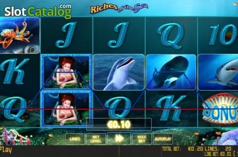 Скрин6. Riches of the Sea HD слот