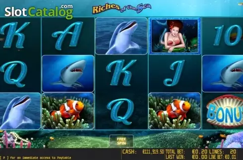 Скрин7. Riches of the Sea HD слот