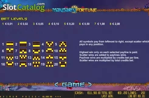 Скрин4. Mandarin Fortune HD слот