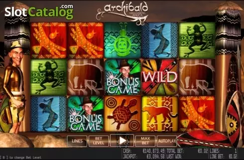 Скрин6. Archibald Discovering Africa HD слот