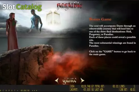Скрин5. Dante's Hell HD слот