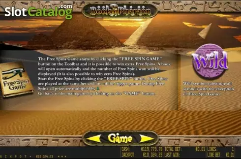 Скрин3. Book of Pharaon HD слот