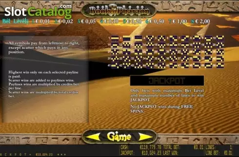 Скрин4. Book of Pharaon HD слот