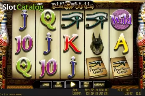 Скрин5. Book of Pharaon HD слот
