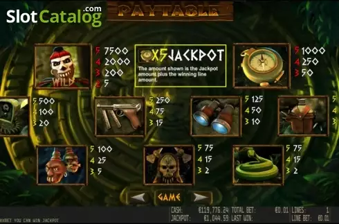 Скрин2. Ace Adventure HD слот